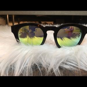 DIFF Eyewear DIME II Sunglasses in Yellow